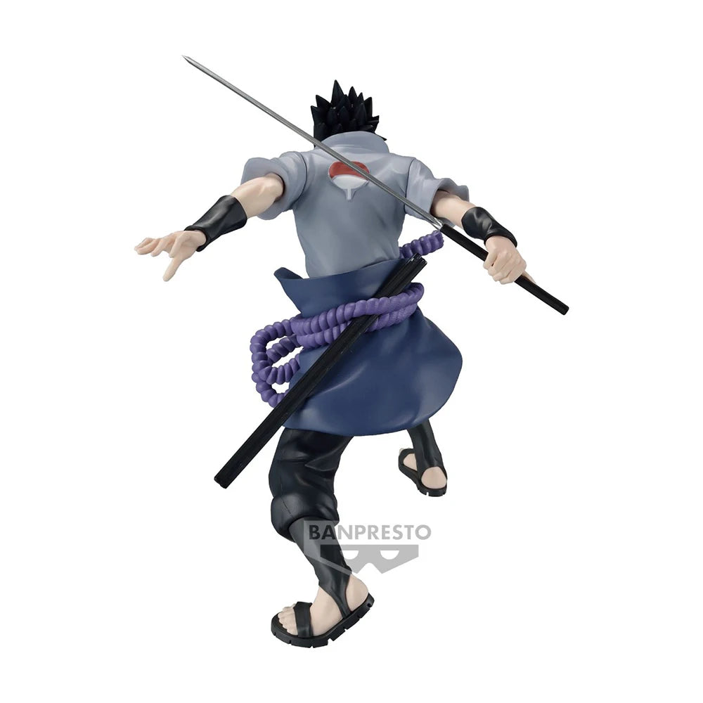 13cm Figurine Originale Bandai Banpresto (édition Vibration Stars) | Modèle en PVC de Sasuke Uchiha. Figurine d'action de collection parfaite pour les fans d'anime et un excellent cadeau pour les enfants