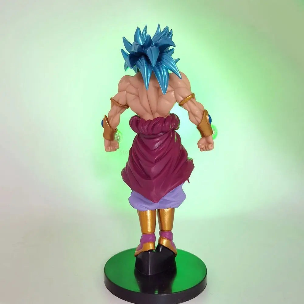 Figura Dragon Ball de 20cm | Figura Broly con iluminación LED integrada. ¡Este modelo de coleccionista es ideal para coleccionistas y fanáticos de Dragon Ball Z! 