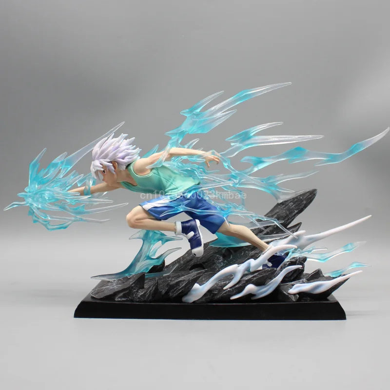 Figura Cazador x Cazador de 18 cm | Figura representativa de Killua Zoldyck y Gon Freecss, perfecta para coleccionistas y fans. Una gran opción como decoración o regalo de cumpleaños para los entusiastas del anime. 