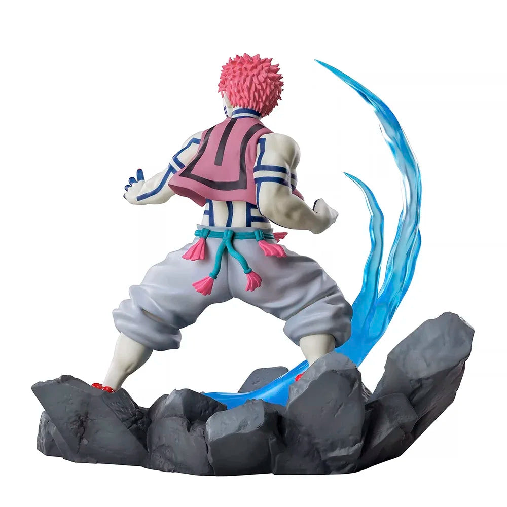 16cm Figurines Demon Slayer SEGA Xross Link | Figurines originales représentant Akaza et Rengoku Kyojuro. Modèles détaillés pour collectionneurs ou pour offrir en cadeau