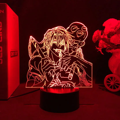 Jujutsu Kaisen LED Night Light with Acrylic Figures. Perfect for kids or anime fans, this lamp is ideal as a birthday gift 