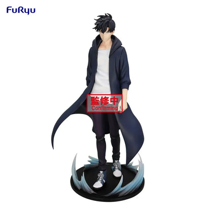 Figura Furyu de 21 cm nivelación individual | Figura de acción original en PVC de Sung Jin-woo, inspirada en el anime Solo Leveling. Perfecto para coleccionistas y como regalo.