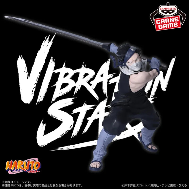 13cm Figurine BANDAI BANPRESTO (édition VIBRATION STARS) NARUTO | Figurine en PVC de Momochi Zabuza, modèle de collection idéal pour les fans de Naruto