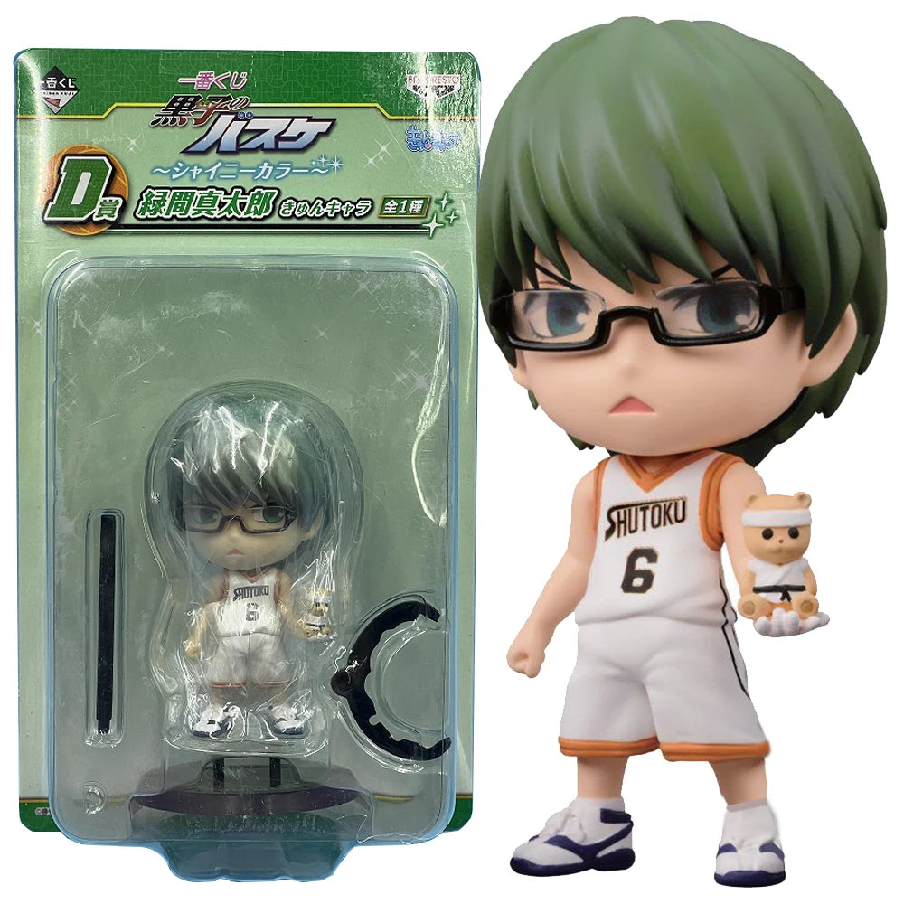 Figura de baloncesto de Kuroko de 10 cm | Figuras de Kuroko Tetsuya, Kagami Taiga, Kise Ryûta y Aomine Daiki. Modelos de pie de PVC, perfectos como juguetes, adornos o regalos para fanáticos del anime.