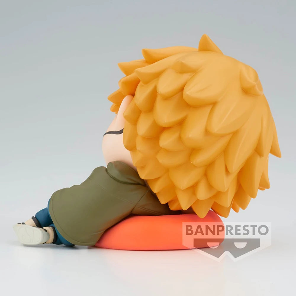 Figurine Bandai Banpresto (édition Q Posket) Chainsaw Man | Figurine en PVC de Denji (Version Endormie), idéale comme décoration de bureau ou pièce de collection. Cadeau parfait pour les enfants et les amateurs d'anime