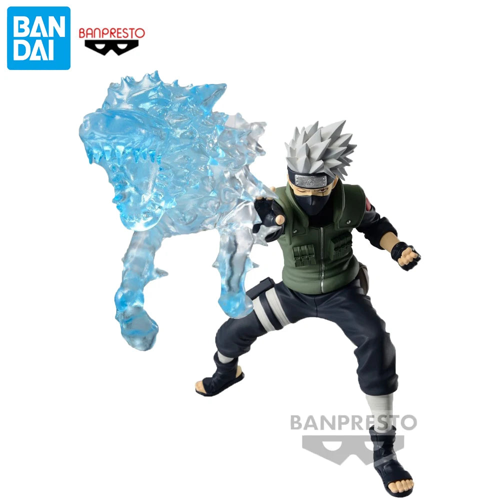 13cm Figurine Originale Bandai Banpresto - Naruto Shippuden | Modèle d'action de Hatake Kakashi, idéal pour les collectionneurs et les fans du manga ou de l'anime