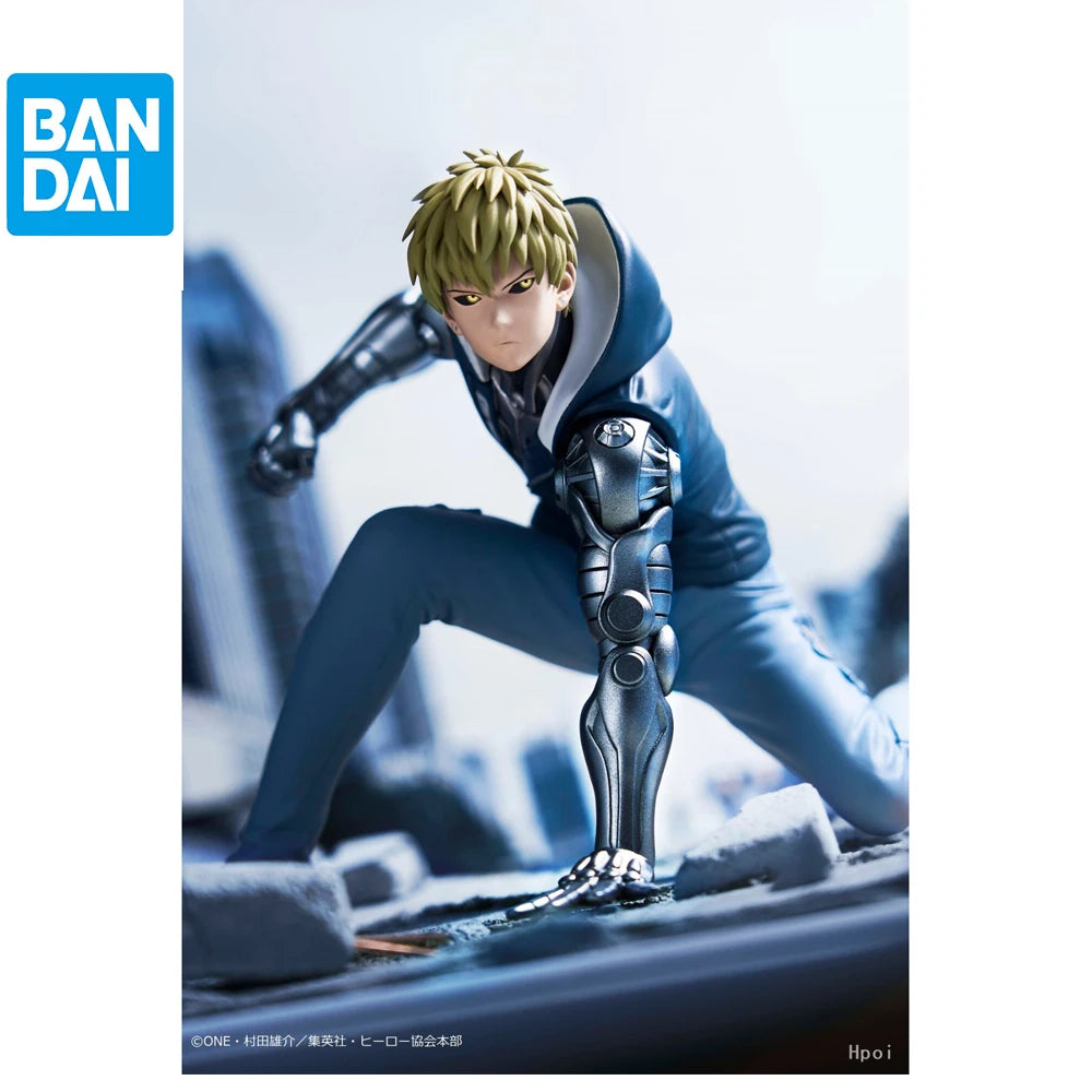 10cm Figurine BANDAI BANPRESTO One Punch Man | Figurine en PVC de Genos, le héros cyborg de One Punch Man. Produit original Bandai Banpresto, parfait pour les fans et collectionneurs d'anime