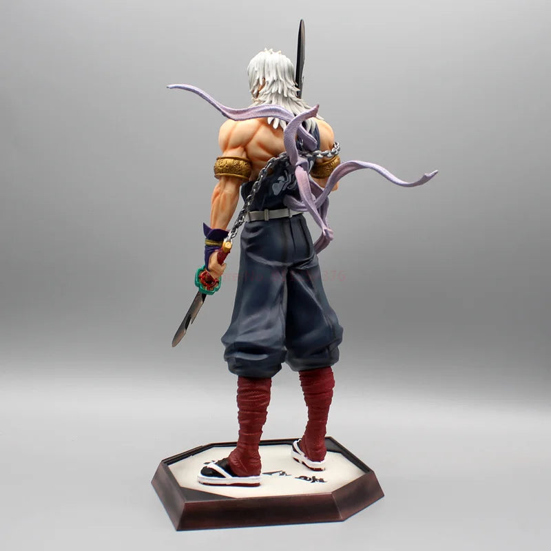 32cm Demon Slayer Figure | Action figure representing Uzui Tengen, the Pillar of Sound in Demon Slayer. Perfect for collections and as a desktop decoration, this detailed statue is a great birthday gift for anime fans. 