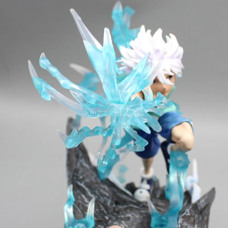 Figura Cazador x Cazador de 18 cm | Figura representativa de Killua Zoldyck y Gon Freecss, perfecta para coleccionistas y fans. Una gran opción como decoración o regalo de cumpleaños para los entusiastas del anime. 