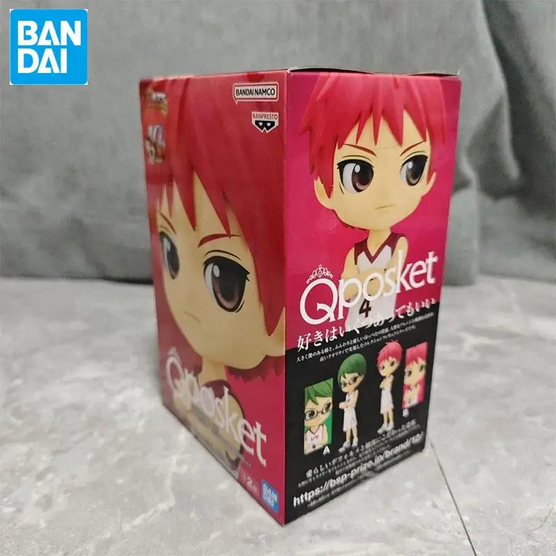 14cm Figurine Originale Bandai Q posket Kuroko's Basketball | Akashi Seijuro & Midorima Shintaro. Modèle authentique en boîte, idéal comme cadeau ou pour les collectionneurs d'anime