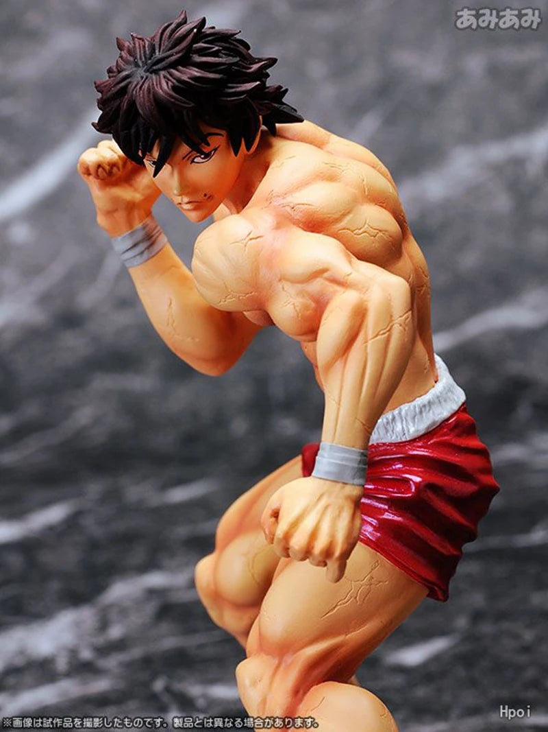 Figura Hanma Baki de 15 cm | Figura de PVC de 15 cm que representa a Baki, de Baki the Grappler. Ideal como regalo de cumpleaños para niños o coleccionistas.