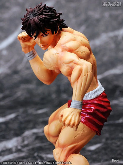 Figura Hanma Baki de 15 cm | Figura de PVC de 15 cm que representa a Baki, de Baki the Grappler. Ideal como regalo de cumpleaños para niños o coleccionistas.