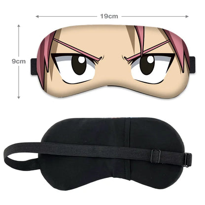 FAIRY TAIL Eye Mask Natsu Lucy Cartoon Eyepatch Erza Gray Kawaii Shading Sleep Eyeshade Cute Anime Goods Collection Cosplay Gift