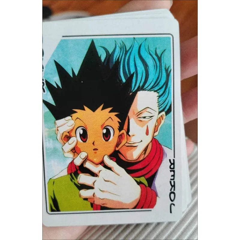 Tarjetas para Hunter X Hunter | Baraja de cartas ilustrada con personajes de Hunter X Hunter. Ideal para los fans del anime, este juego de cartas es un gran accesorio para momentos divertidos o como regalo.