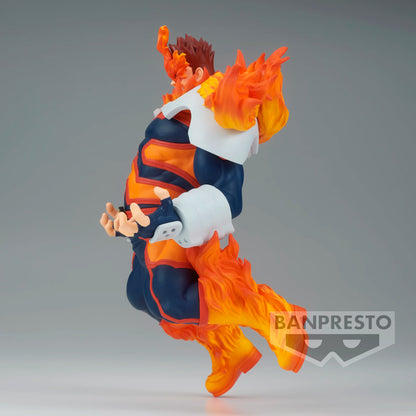 17cm Figurine originale Bandai My Hero Academia | Figurine de la série THE AMAZING HEROES PLUS, mettant en scène Endeavor. Un modèle incontournable pour les collectionneurs et fans de l’anime