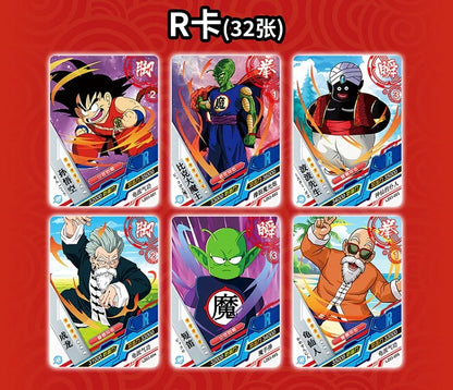 Boîtes de Cartes de Collection Dragon Ball avec Goku, Vegeta et les Saiyans. Cartes brillantes idéal pour les batailles. Un cadeau idéal pour les enfants et les fans de l'anime !