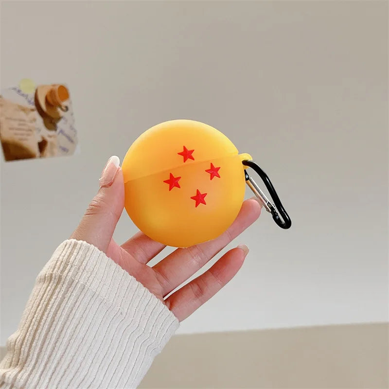 Nouvelle coque de protection Dragon Ball pour AirPods. Coque souple et créative pour écouteurs Bluetooth Apple. Idéal pour les fans d'anime