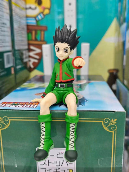 13cm Lot de deux figurines Hunter X Hunter | Gon Freecss et Killua Zoldyck, parfait pour les fans et collectionneurs d’anime