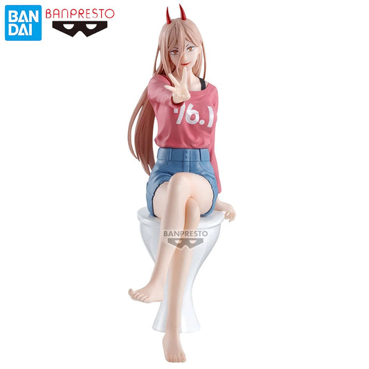 18cm Figurine Originale Bandai Banpresto Chainsaw Man | Nouveau modèle de Power, idéale pour les collectionneurs. Parfaite comme décoration ou cadeau pour les fans de Chainsaw Man