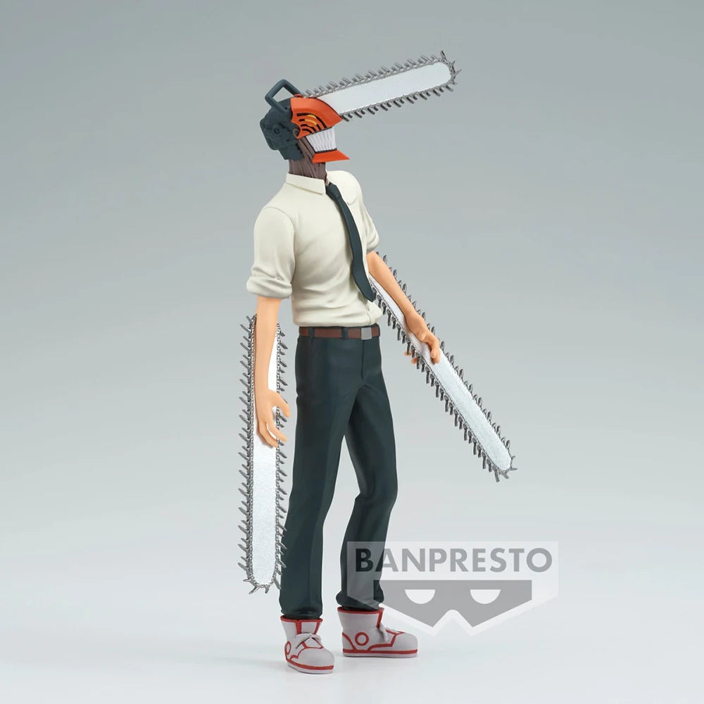 16cm Figurine Originale Bandai Banpresto Chainsaw Man | Modèle d'action en PVC de Denji, parfait pour décorer un bureau ou enrichir une collection. Idéal comme cadeau pour enfants et fans d'anime