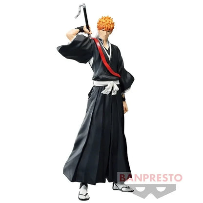 Figurines Originales Bandai BLEACH | Ces figurines BLEACH originales de la collection Solid and Souls par Bandai mettent en avant des personnages phares de l'anime. Idéales pour les collectionneurs et les fans