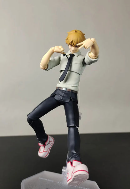 17cm Figurine Figma #586 Chainsaw Man | Figurine Denji avec Pochita, modèle articulé de haute qualité, comprenant accessoires et détails précis. Idéal pour les fans et collectionneurs. Parfait comme jouet, décoration ou cadeau