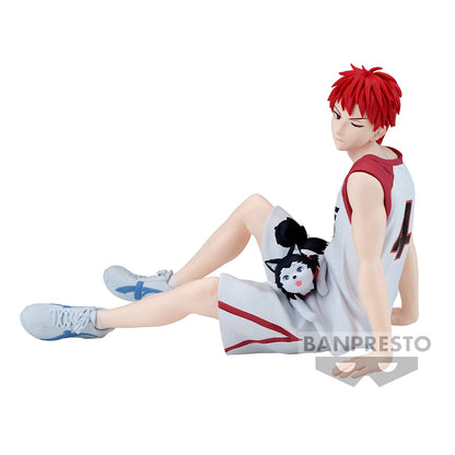 Figurines BANDAI BANPRESTO Kuroko's Basketball LAST GAME | Figurines d'anime de Kuroko, Kagami, Aomine, Akashi, Murasakibara, Kise et Midorima en position décontractée avec le chiot Kuro Junior. Idéal pour les fans et collectionneurs