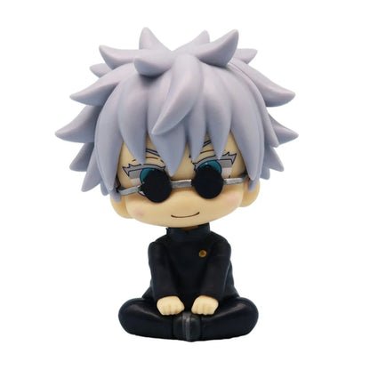 10cm Jujutsu Kaisen Figure | Pop figure representing Yuta Okkotsu, Toge Inumaki, Fushiguro Toji, Gojo Satoru and Geto Suguru. Perfect for Jujutsu Kaisen fans, this cute figure is ideal for collecting or as decoration. 