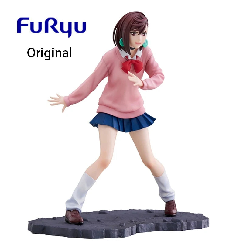 Figura FuRyu 19cm TENITOL DAN DA DAN | Figura oficial de PVC que representa a Ayase Momo de Dan Da Dan. Un modelo coleccionable ideal para los fanáticos del anime.