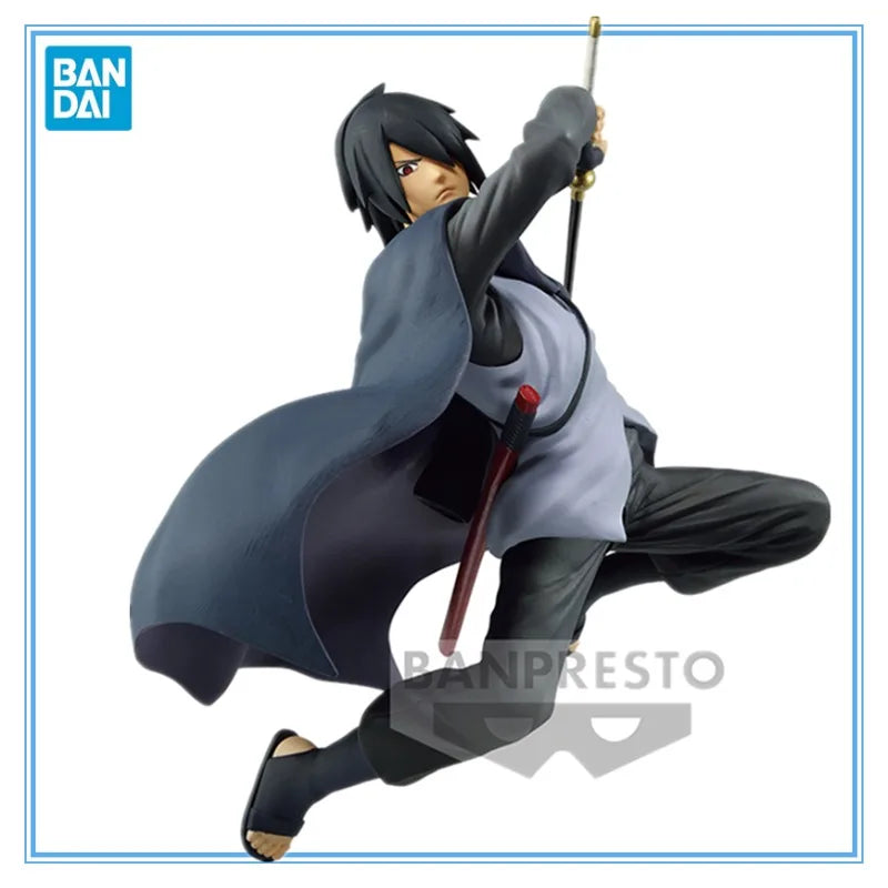 17cm Figurine Bandai Banpresto (édition Vibration Stars) - Boruto : Naruto Next Generations  |  Uchiha Sasuke modèle d'action à collectionner, parfait pour les enfants et les fans d'anime. Idéal comme jouet ou objet de décoration