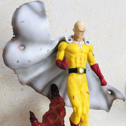 43cm One Punch Man Figure | Impressive PVC figure of Saitama destroying a meteor. Ideal for anime fans and collectors. Detailed model perfect for your collection