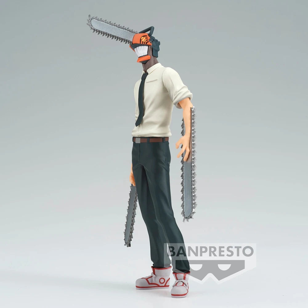 16cm Figurine Originale Bandai Banpresto Chainsaw Man | Modèle d'action en PVC de Denji, parfait pour décorer un bureau ou enrichir une collection. Idéal comme cadeau pour enfants et fans d'anime