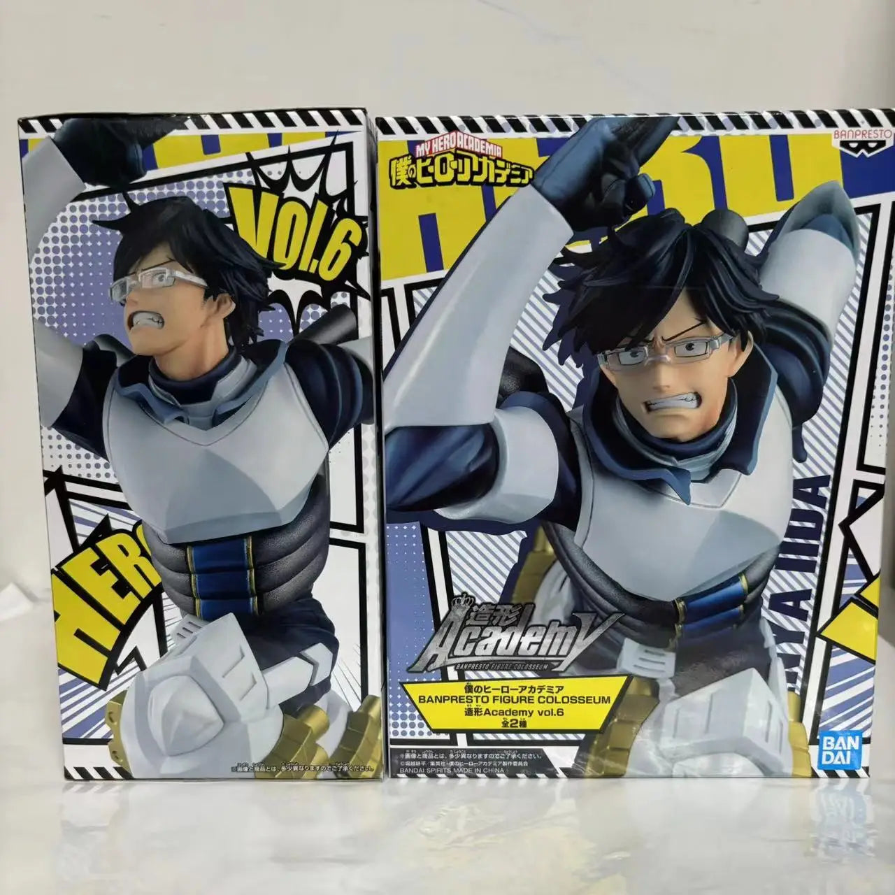 16cm Figurine BANDAI My Hero Academia | Figurine Bandai authentique de Iida Tenya. Ce modèle PVC haute qualité est une figurine de collection, parfaite pour les fans et les collectionneurs