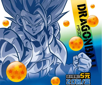 Boîtes de Cartes de Collection Dragon Ball avec Goku, Vegeta et les Saiyans. Cartes brillantes idéal pour les batailles. Un cadeau idéal pour les enfants et les fans de l'anime !