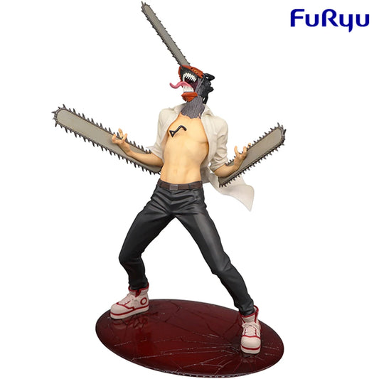 23cm Figurine Furyu (édition Exceed Creative) Chainsaw | Modèle détaillé de Denji de Chainsaw Man. Parfait pour les collectionneurs et comme cadeau pour les fans de l'anime