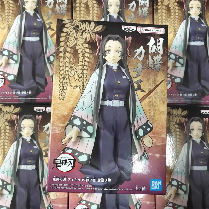 11cm Figurine BANDAI Demon Slayer | Figurine en PVC de Kocho Kanae, pilier de l'insecte dans Kimetsu no Yaiba. Modèle officiel Bandai, parfait pour les collectionneurs et les enfants