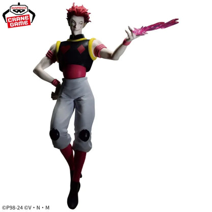 Figuras originales Bandai Banpresto Hunter x Hunter de 18cm | Figuras detalladas de PVC de Illumi Zoldyck y Hisoka Morow. ¡Ideal como regalo para coleccionistas y fanáticos de Hunter x Hunter!