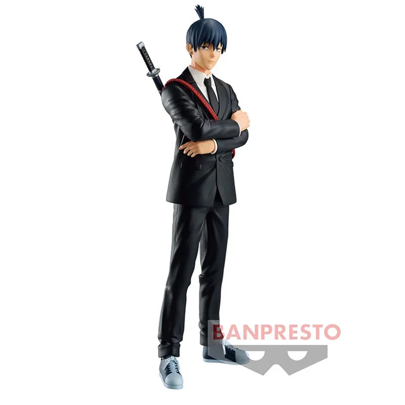 16cm Figurine Originale Bandai (CHAIN SPIRITS Vol.2) Chainsaw Man | Modèle d'action en PVC de Hayakawa Aki, parfait pour les collectionneurs et comme cadeau