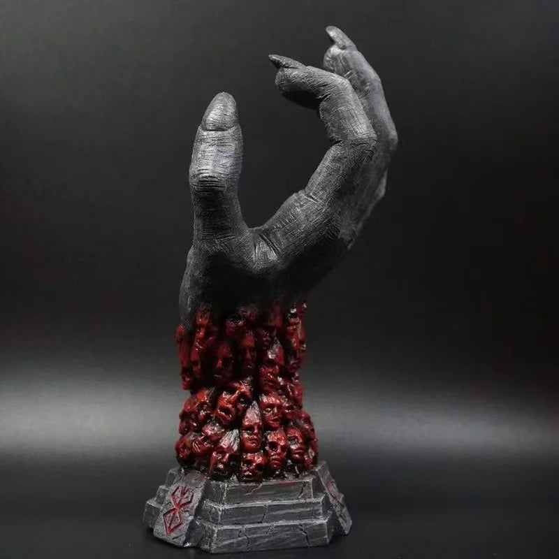 26cm Figurine Berserk | Figurine en résine inspirée de Berserk, représentant la Main de Dieu. Idéale pour les collectionneurs et comme cadeau d'anniversaire pour les fans d'anime