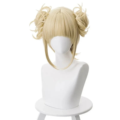 Cosplay My Hero Academia | Transformez-vous en Himiko Toga avec ce costume complet inspiré. Comprend un uniforme JK, un pull, un manteau et une perruque. Idéal pour Halloween, cosplay ou événements thématique