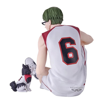 Figurines BANDAI BANPRESTO Kuroko's Basketball LAST GAME | Figurines d'anime de Kuroko, Kagami, Aomine, Akashi, Murasakibara, Kise et Midorima en position décontractée avec le chiot Kuro Junior. Idéal pour les fans et collectionneurs