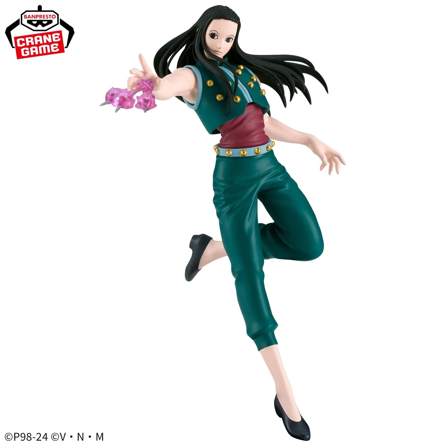 Figuras originales Bandai Banpresto Hunter x Hunter de 18cm | Figuras detalladas de PVC de Illumi Zoldyck y Hisoka Morow. ¡Ideal como regalo para coleccionistas y fanáticos de Hunter x Hunter!