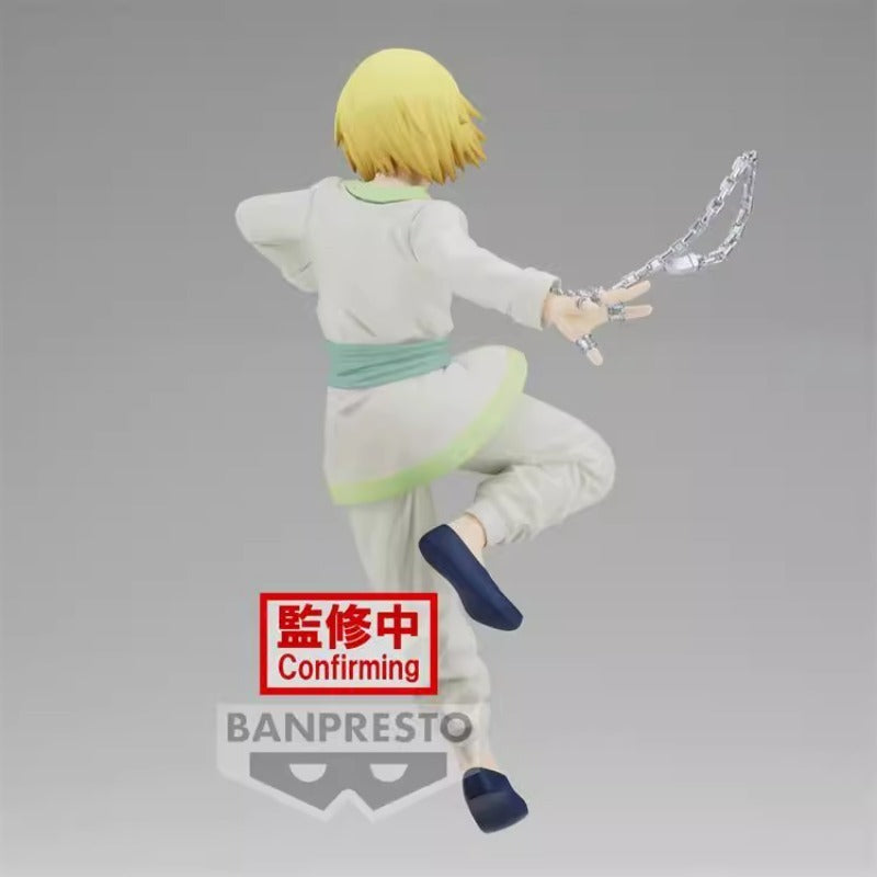 Figura Bandai Banpresto de 15 cm (edición de estrellas vibratorias) Hunter x Hunter | Modelo de coleccionista que representa a Kurapika en acción. Ideal para fans y como regalo único.