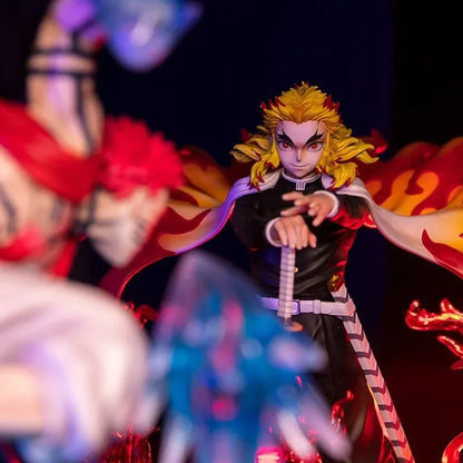 Figurines Demon Slayer | Figurines représentant Zenitsu, Kanroji, Akaza, Shinobu, Muichiro,  Kyojuro et Kokushibo. Parfaites pour décorer un bureau ou une étagère, ces figurines détaillées sont idéales pour les fans de Demon Slayer