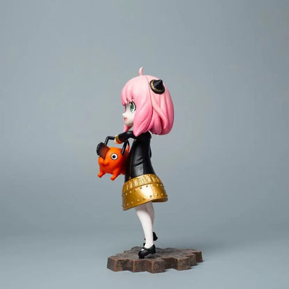 10-18cm Figurine SPY×FAMILY | Figurines collector en édition limitée représentant Anya Forger en tenue de cosplay des personnages de Chainsaw Man et One Piece. Ces figurines adorables et uniques sont parfaites pour les collectionneurs et les fans d'anime