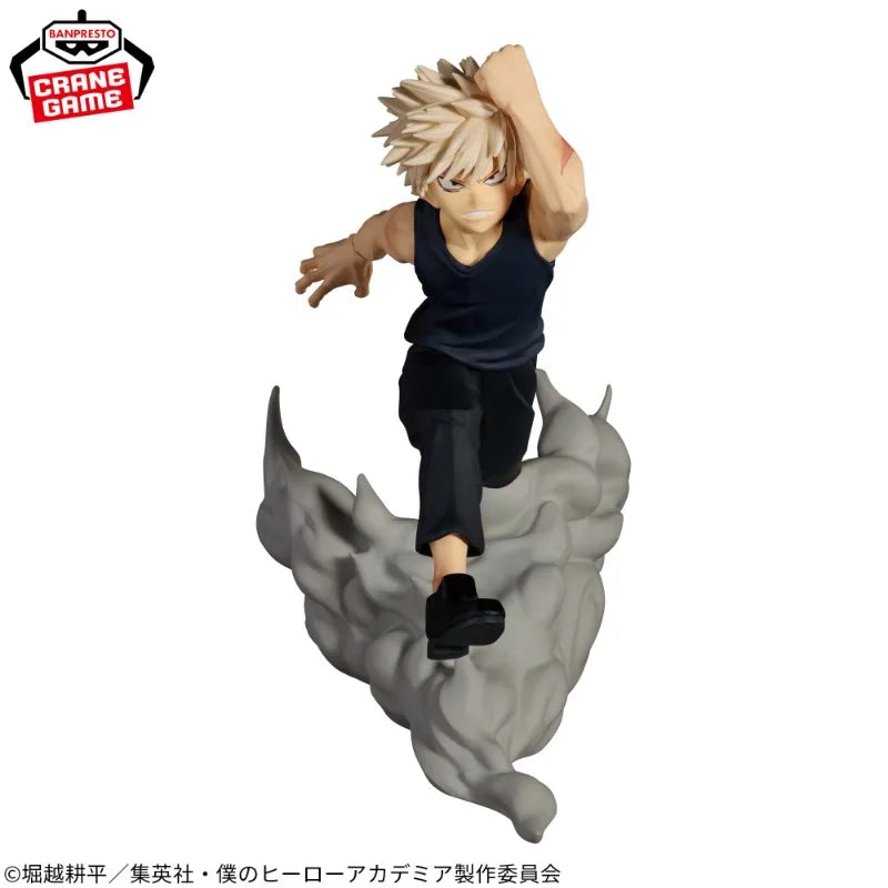 23cm Figurines BANDAI My Hero Academia | Figurines en PVC haute qualité représentant Bakugo Katsuki et Midoriya Izuku en mode combat. Parfaites pour les fans de l'anime et les collectionneurs