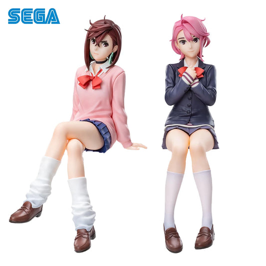 Figura SEGA premium de 14 cm Chokonose DAN DA DAN | Figuras que representan a Momo y Aira de DAN DA DAN. Modelos ideales para coleccionistas y amantes del anime.