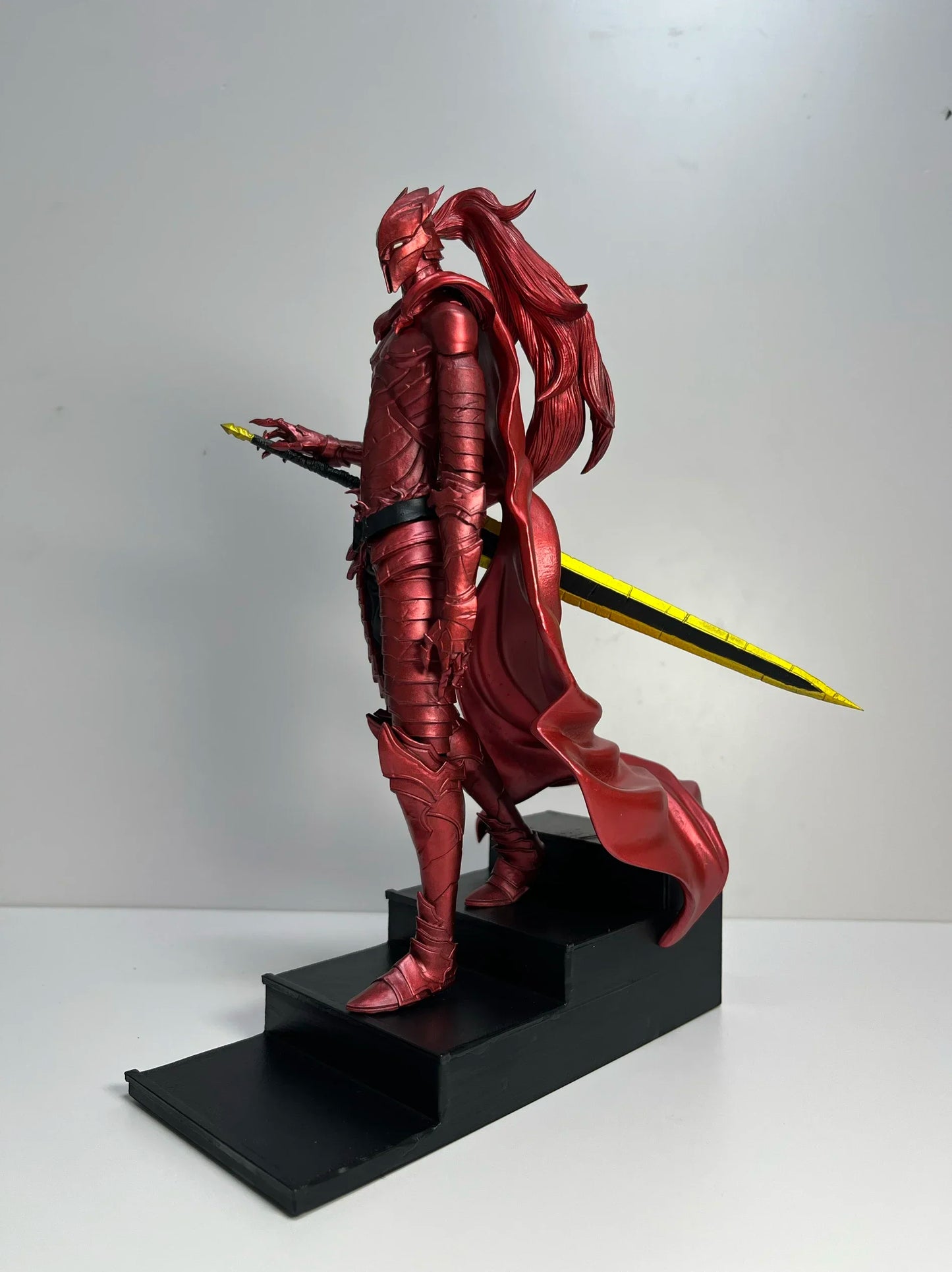 25cm Figurine Solo Leveling, édition limitée à 10 exemplaires | Modèle détaillé en résine solide d'Igris, le chevalier rouge inspiré de l'anime Solo Leveling. Idéal pour les collectionneurs et les fans. Un ajout unique à toute collection