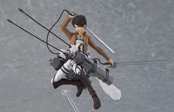 19cm Figurines d'action Attack on Titan | Figurines d'Eren Jaeger, Mikasa Ackerman et Levi Ackerman de Attack on Titan, parfaites pour la collection et comme cadeau pour les fans de la série