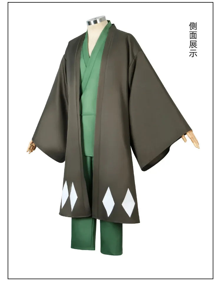 Cosplay Bleach | Incarnez le mystérieux Urahara Kisuke avec ce costume de cosplay complet pour adultes ! Ce déguisement comprend un kimono gris, des pantalons amples et le chapeau iconique d'Urahara, idéal pour les événements Halloween et fêtes costumées